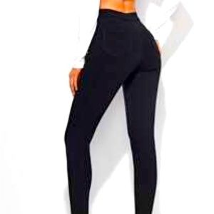 High Waist Raw Hem Skinny Jeans